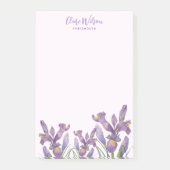 Post-it® Aquarelle Purple Iris Notes de message Rappel (Devant)