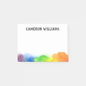 Post-it® Aquarelle Rainbow frontière de peinture ajouter no (Devant)