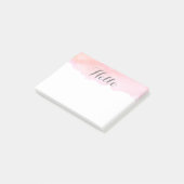 Post-it® Aquarelle rose (Incliné)