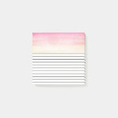 Post-it® Aquarelle rose | (Devant)