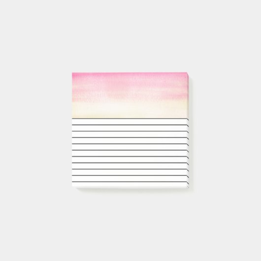 Post-it® Aquarelle rose | (Devant)