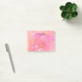 Post-it® Aquarelle rose (Bureau)