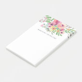 Post-it® Aquarelle rose Floral (Incliné)