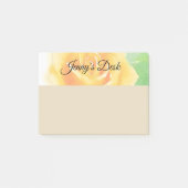 Post-it® Aquarelle Rose Jaune (Devant)