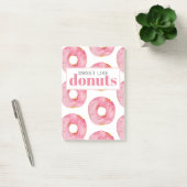 Post-it® Aquarelle rose moderne douce comme les beignets Ci (Bureau)