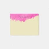 Post-it® Aquarelle rose Paint Splatter (Devant)