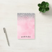 Post-it® Aquarelle rose Parties scintillant étincelante en (Bureau)