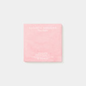 Post-it® Aquarelle rose pastel notes commerciales post-it (Devant)