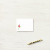Post-it® Aquarelle rose Rosebud (Sur un bureau)