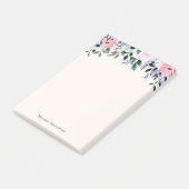 Post-it® Aquarelle rose violet et verte (Incliné)