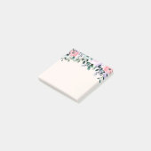 Post-it® Aquarelle rose violet et verte (Incliné)