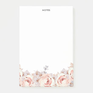 Post-it® Aquarelle rousse rustique fleurit
