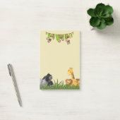 Post-it® Aquarelle Safari Jungle Illustration animale (Bureau)
