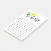 Post-it® Aquarelle - Script de citron personnalisé à faire (Incliné)