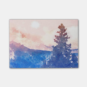 Post-it® Aquarelle solitaire d'arbre