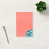 Post-it® Aquarelle succulente sur dentelle orange (Bureau)