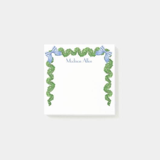 Post-it® Aquarelle Topiaire Garland (Devant)