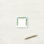 Post-it® Aquarelle Topiaire Garland (Sur un bureau)