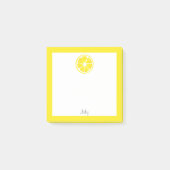 Post-it® Aquarelle tranche citron (Devant)