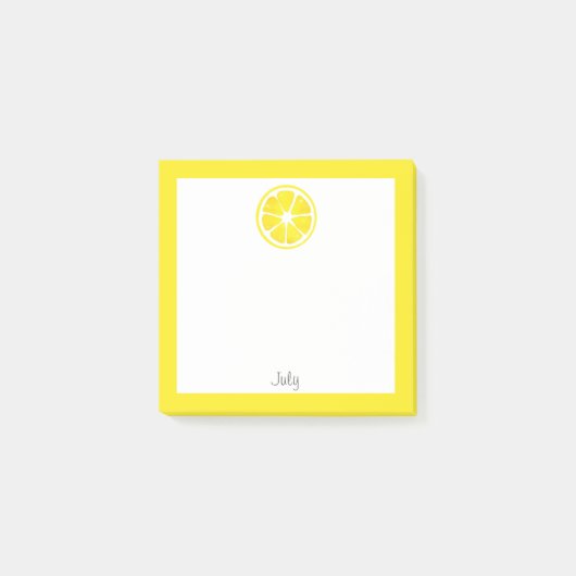 Post-it® Aquarelle tranche citron (Devant)