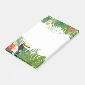 Post-it® Aquarelle Tropical Bride-to-Be Green ID577 (Incliné)