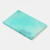 Post-it® Aquarelle turquoise (Incliné)