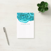 Post-it® Aquarelle turquoise de Geode | (Bureau)