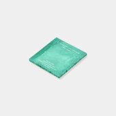 Post-it® Aquarelle vert de mer notes commerciales post-it (Incliné)