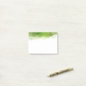 Post-it® Aquarelle verte (Sur un bureau)