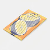 Post-it® Aquarelle vintage Citrus Lemon Chic (Incliné)