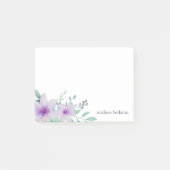 Post-it® Aquarelle violet et couleur de sable (Devant)