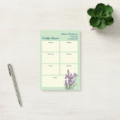 Post-it® Aquarelle violet Iris vert clair Planificateur heb (Bureau)