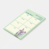 Post-it® Aquarelle violet Iris vert clair Planificateur heb (Incliné)
