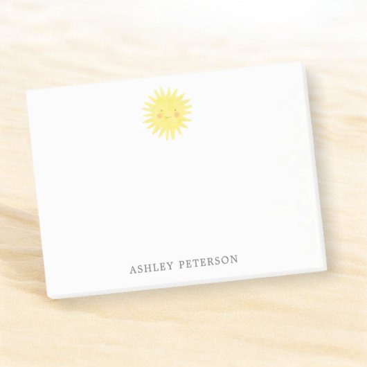 Post-it® Aquarelle Yellow Sunshine Personnalisé