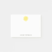 Post-it® Aquarelle Yellow Sunshine Personnalisé (Devant)