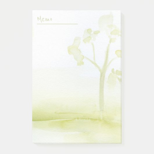 Post-it® Aquarelles vertes (Devant)