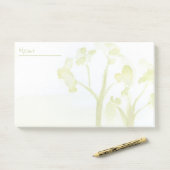 Post-it® Aquarelles vertes (Sur un bureau)