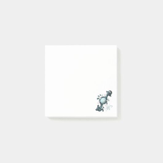 Post-it® Aquarius Uranus Zodiac cosmique (Devant)