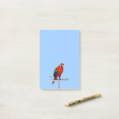 Post-it® Ara rouge (Sur un bureau)