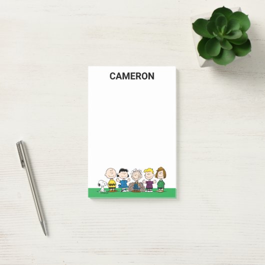 Post-it® Arachides amis dans une rangée (Bureau)