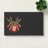 Post-it® Araignée en vapeur noire (Bureau)