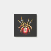 Post-it® Araignée en vapeur noire (Devant)