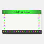 Post-it® Araignées multilumineuses de texte personnalisé (Devant)