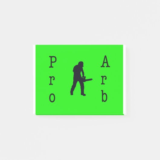Post-it® Arboriste chainsav tree surgeon Venin (Devant)