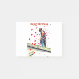 Post-it® Arbre chirurgien Arboriste Carte d'anniversaire