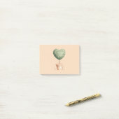 Post-it® Arbre de coeur d'amour (Sur un bureau)
