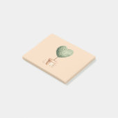 Post-it® Arbre de coeur d'amour (Incliné)