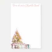 Post-it® Arbre de Noël et présents (Devant)