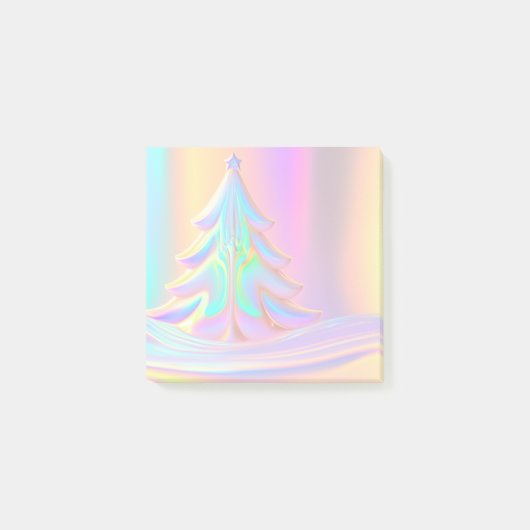 Post-it® Arbre de Noël Iridescente (Devant)