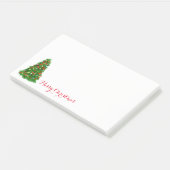 Post-it® Arbre de Noël Post-it-Notes (Incliné)